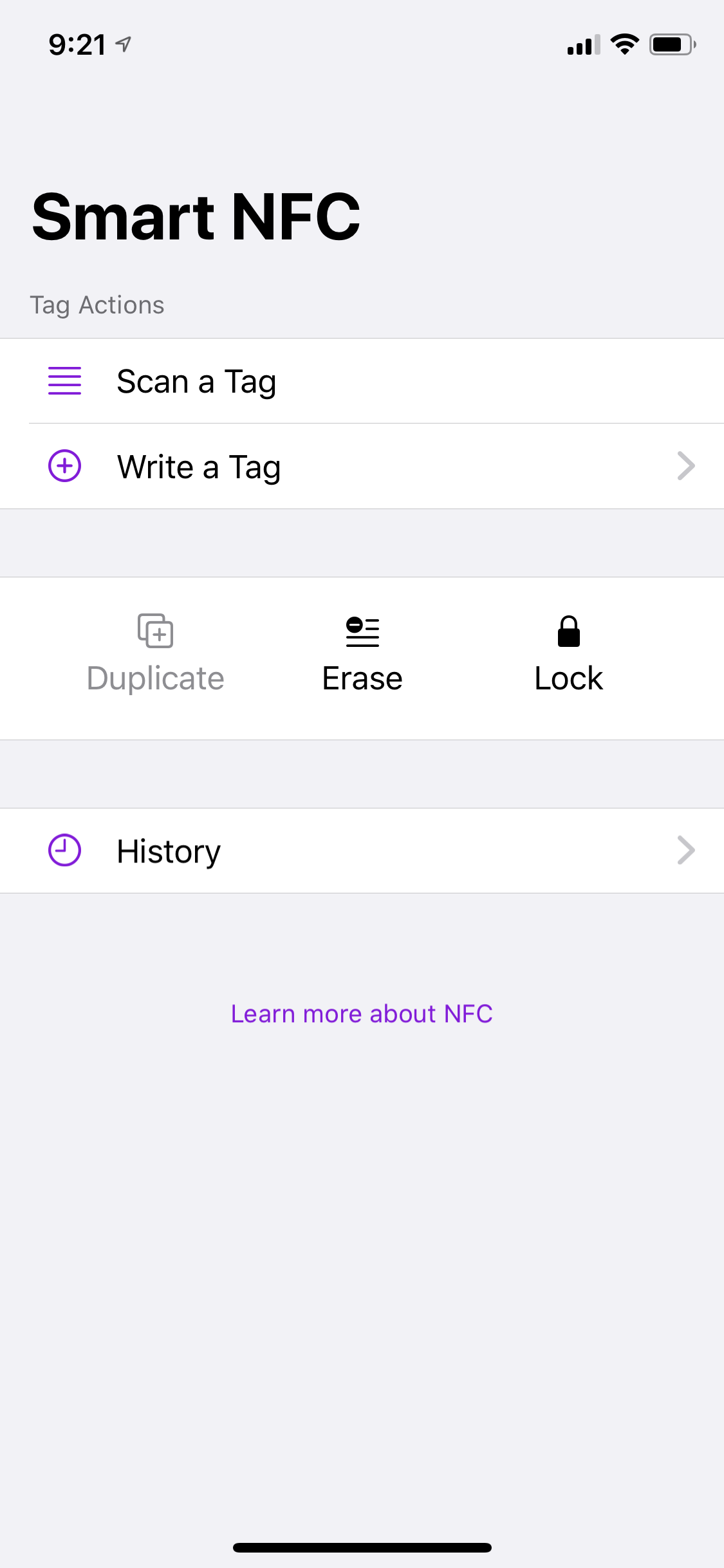 Screenshot 1 of Smart NFC